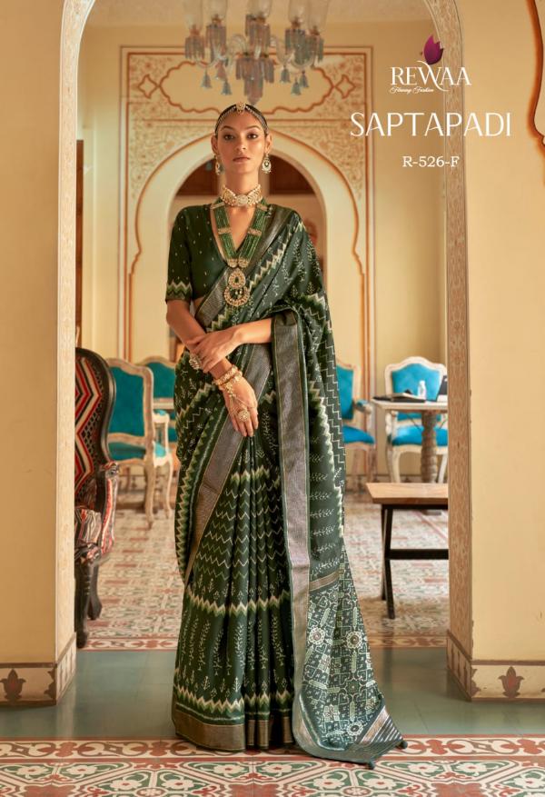 Rewaa Saptapadi Designer Patola Silk Saree Collection